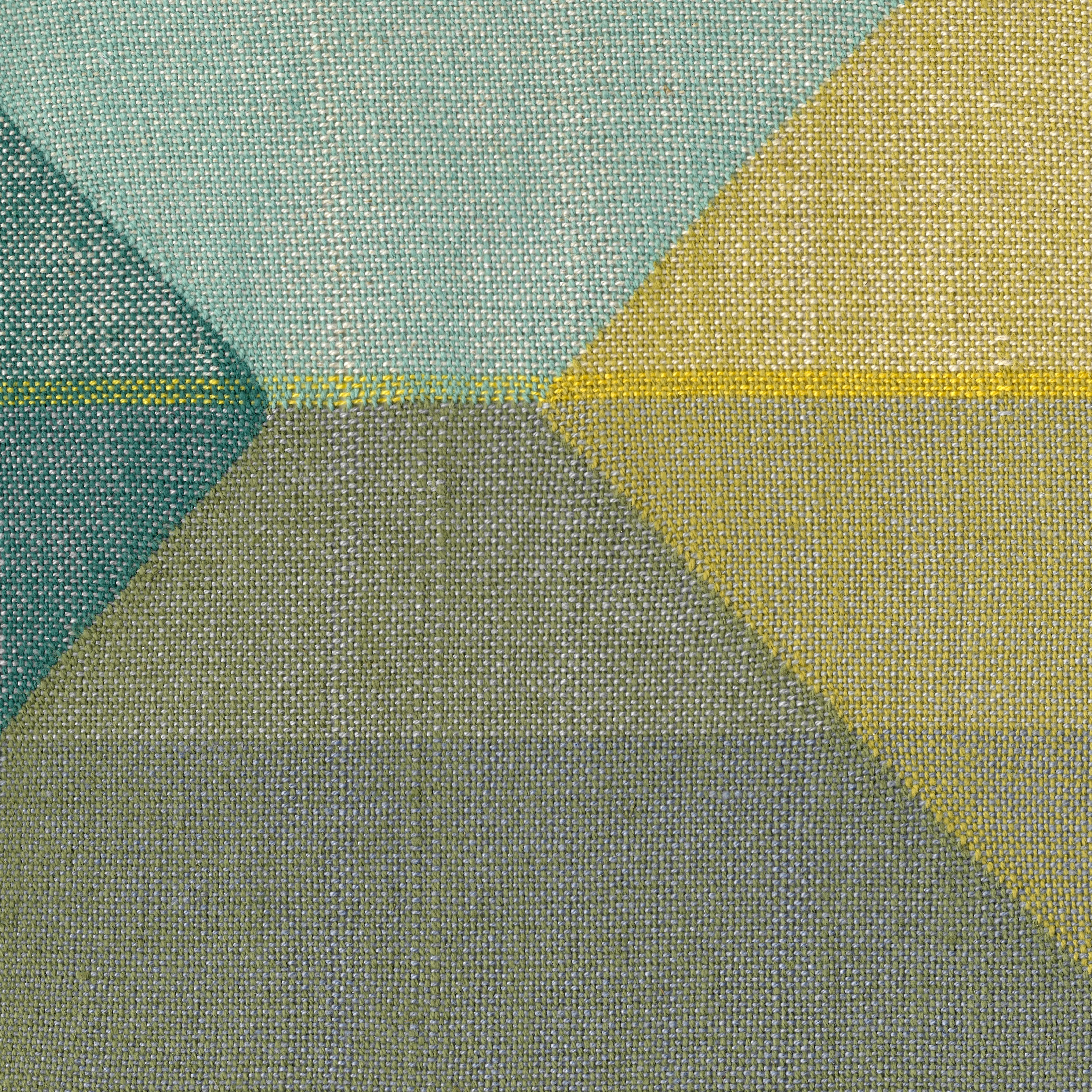 Cotton/linen weaving with spring colours