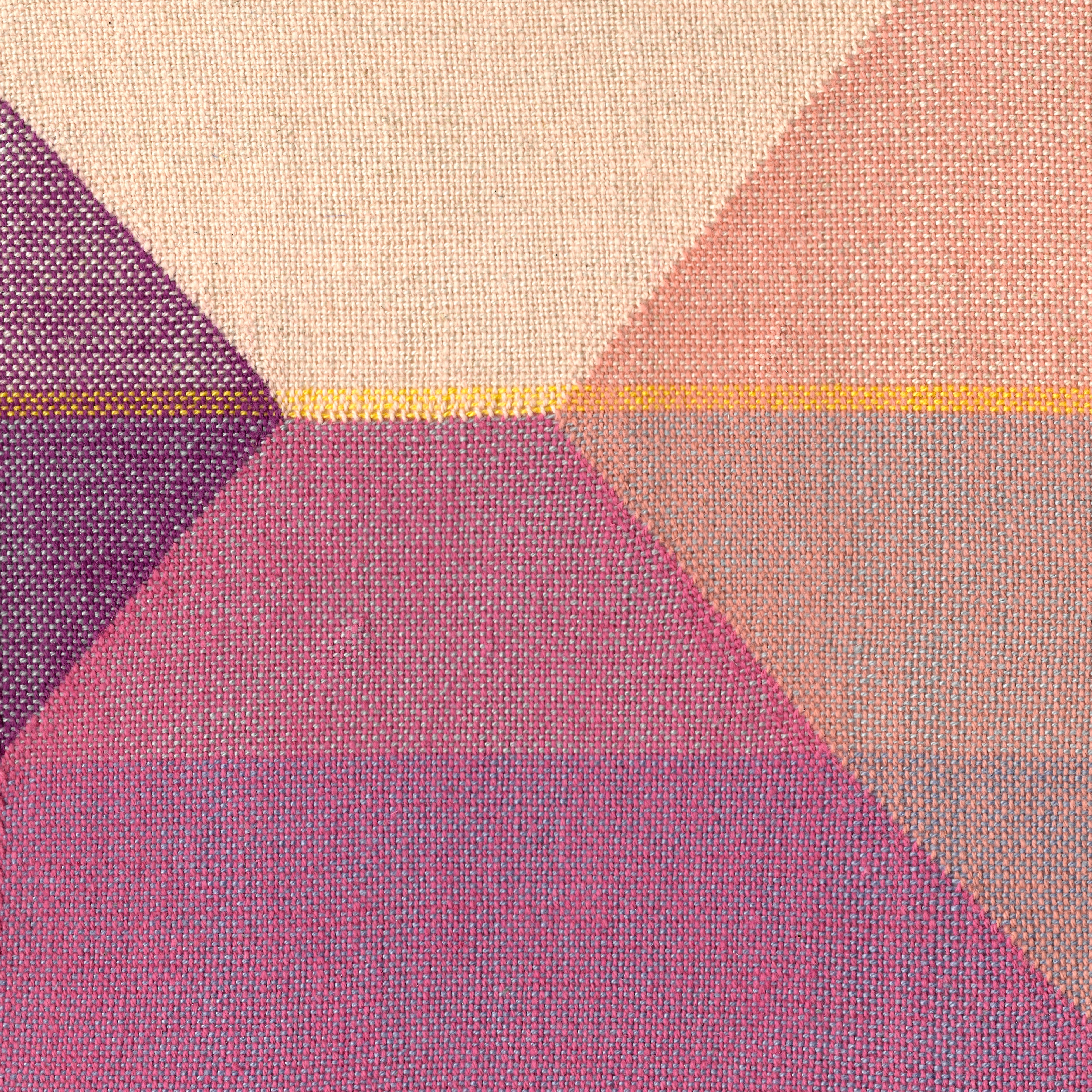 Cotton/linen weaving with Summer colours