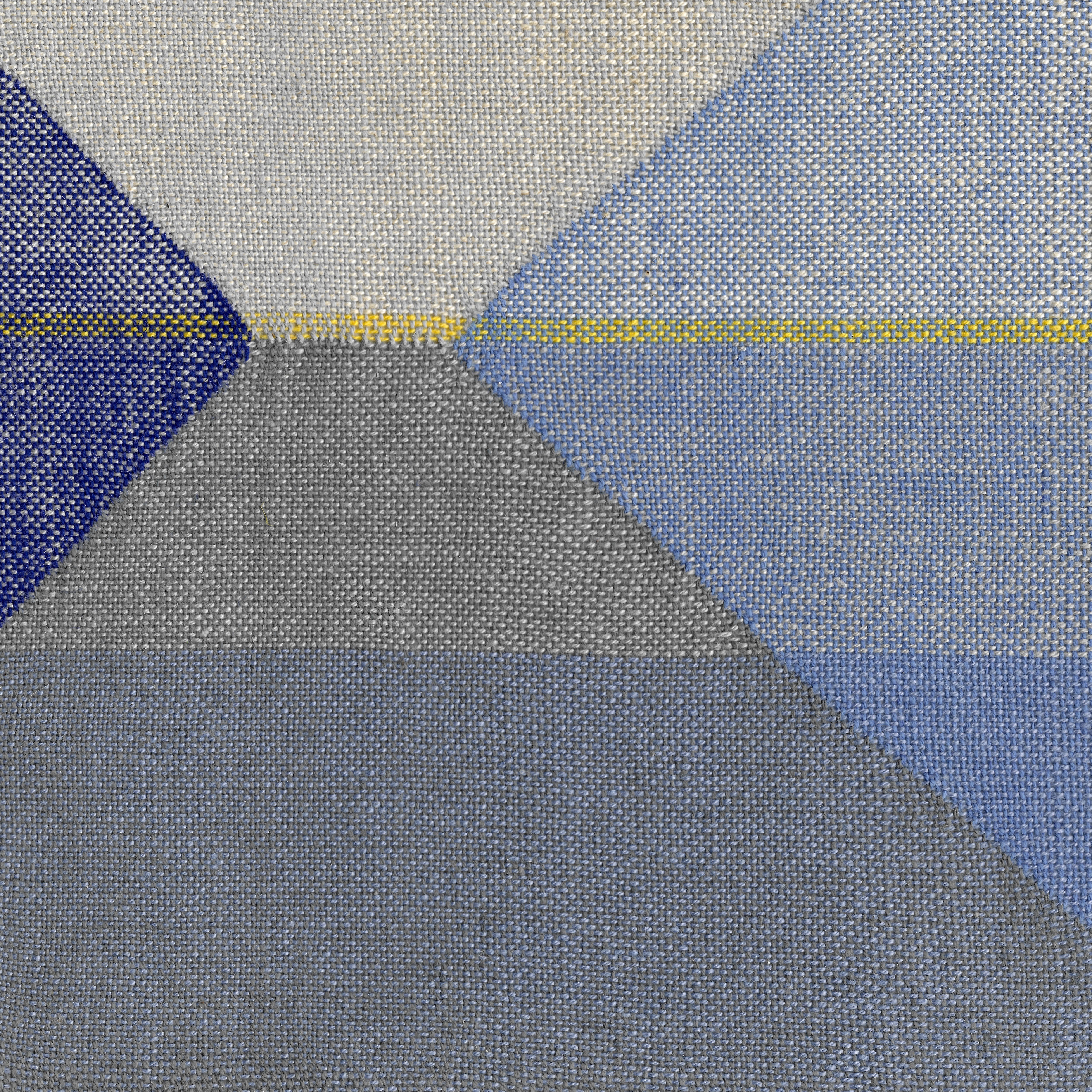 Cotton/linen weaving in winter colours